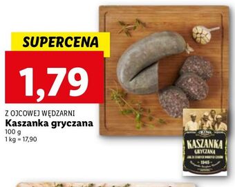 Lidl Kaszanka z cielęciną i grzybami Ojcowa Wędzarnia oferta