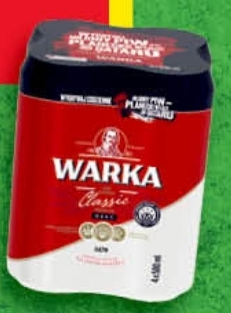 Spar Warka Classic Piwo jasne 4 x 500 ml oferta