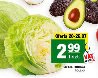 Spar Sałata lodowa 1 szt. oferta