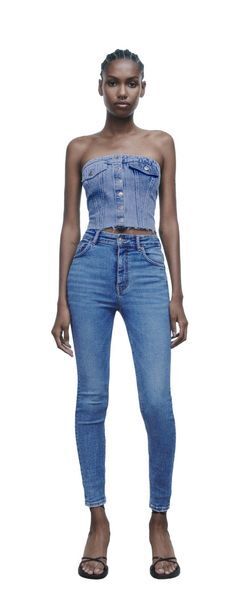 ZARA Vintage skinny jeans oferta