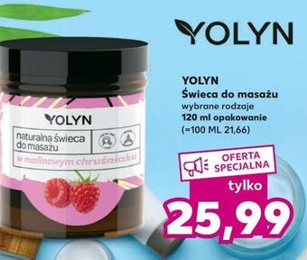 Kaufland Świeca do masażu w malinowym chruśniaku Yolyn oferta