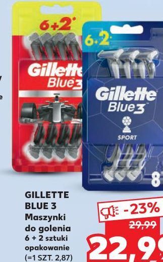 Kaufland Maszynka do golenia sport Gillette Blue 3 oferta