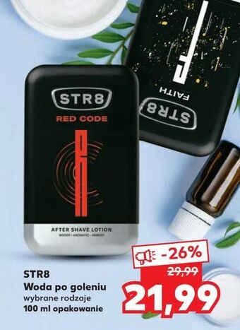 Kaufland Woda po goleniu Str8 Red Code oferta
