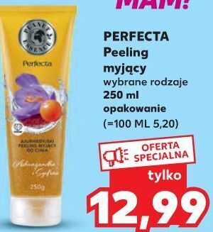 Kaufland Peeling myjący do ciała ashwagandha i szafran Perfecta Planet Essence oferta