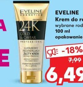 Kaufland Luksusowy regenerujący złoty krem do rąk i paznokci Eveline 24K Gold & Caviar oferta
