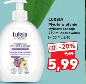 Kaufland Mydło w płynie lavender & ginger Luksja Silk Care oferta