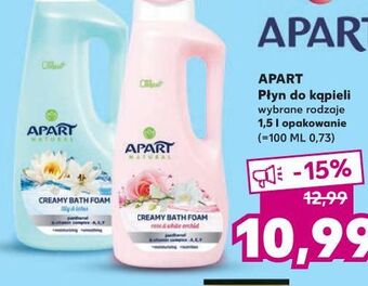 Kaufland Płyn do kąpieli lilia i lotos Apart Natural oferta