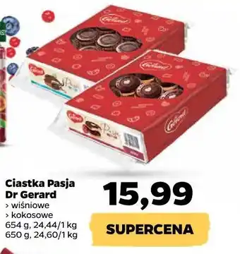Netto Ciastka pasja kokosowe Dr Gerard oferta