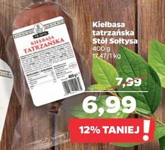 Netto Kiełbasa tatrzańska Stół Sołtysa oferta