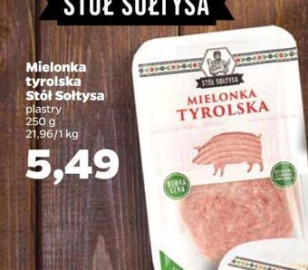 Mielonka tyrolska Stół Sołtysa