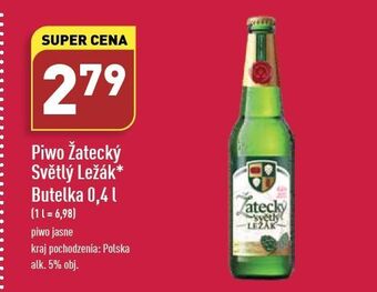ALDI Piwo Zatecky Svetly Lezak oferta