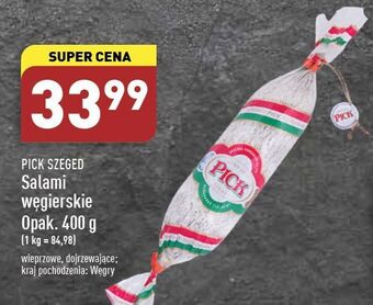 ALDI Salami węgierskie Pick oferta