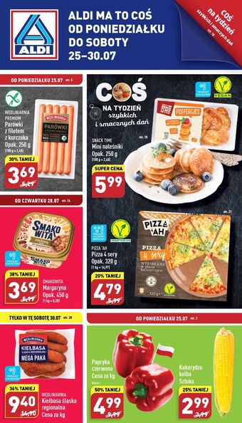 ALDI Kiełbasa śląska regionalna Wędliniarnia Classic oferta