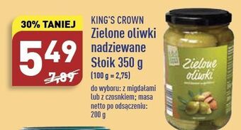 ALDI Oliwki zielone z czosnkiem King's Crown (Aldi) oferta
