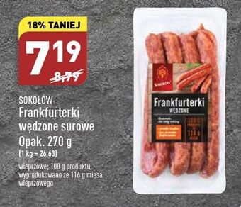 ALDI Frankfurterki wędzone Sokołów oferta