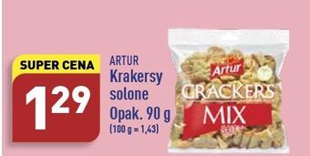 ALDI Krakersy mix Artur oferta