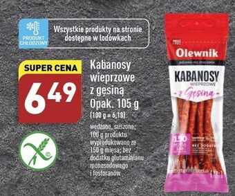 ALDI Kabanosy z gęsiną Olewnik oferta