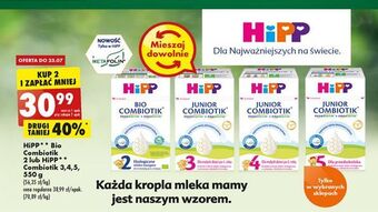 Biedronka Mleko 4 Hipp Junior Combiotik oferta