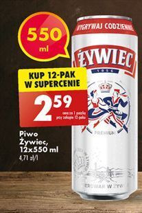 Biedronka Piwo Żywiec Jasne Pełne oferta