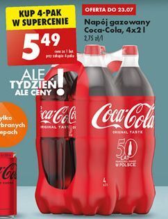 Biedronka Napój Coca-Cola oferta