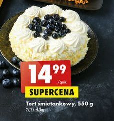 Biedronka Tort śmietankowy oferta