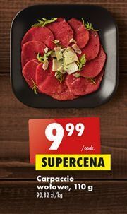 Biedronka Carpaccio wołowe oferta