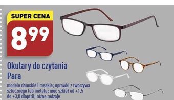 ALDI Okulary do czytania oferta