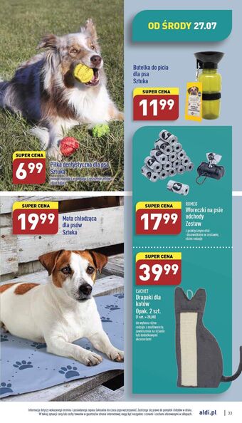 ALDI Piłka dentystyczna dla psa oferta