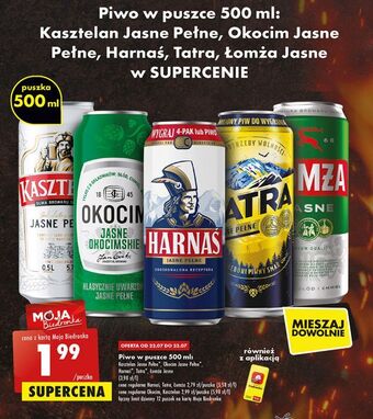 Biedronka Piwo Okocim Jasne Okocimskie oferta
