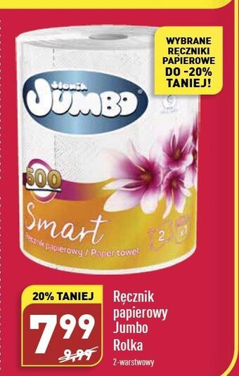 ALDI Ręcznik papierowy smart Słonik Jumbo oferta