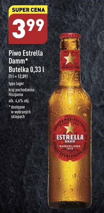 ALDI Piwo Estrella oferta