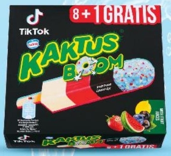 Kaufland Kaktus Boom Lody wodne o smaku cytrynowym sorbet arbuzowy i sorbet wieloowocowy 414 ml (9 sztuk) oferta