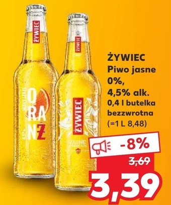 Kaufland Żywiec Limonż Piwo jasne 400 ml oferta