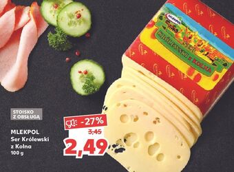 Kaufland Ser królewski z kolna Mlekpol oferta