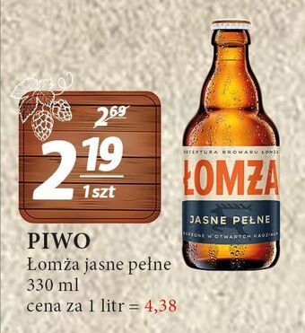 E.Leclerc Piwo Łomża Jasne Pełne oferta