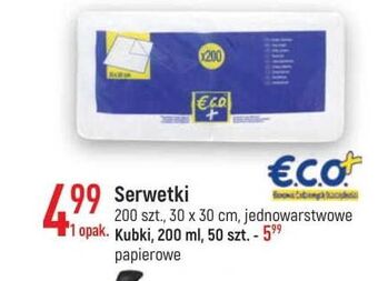 E.Leclerc Kubki papierowe Eco+ oferta