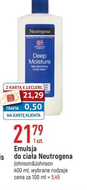 E.Leclerc Emulsja do ciała głęboko nawilżająca Neutrogena Formuła Norweska oferta