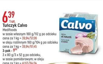 E.Leclerc Tuńczyk w oleju roślinnym Calvo oferta