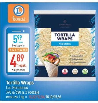E.Leclerc Tortilla pszenna Los Hermanos oferta
