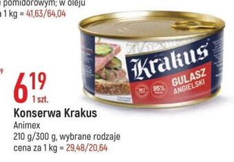 E.Leclerc Gulasz angielski Krakus Animex oferta