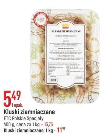 E.Leclerc Kluski ziemniaczane Polskie Specjały oferta