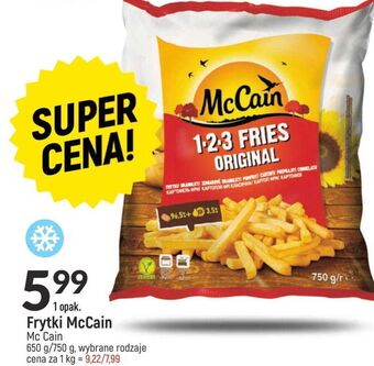 E.Leclerc Frytki karbowane Mccain 1-2-3 oferta