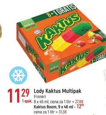 E.Leclerc Lody boom w niebieskiej polewce Nestle Kaktus oferta