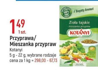 Zioła tajskie Kotanyi