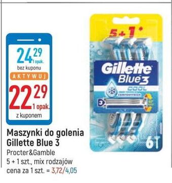 E.Leclerc Maszynka do golenia Gillette Blue 3 Cool oferta