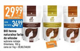 E.Leclerc Bio henna orzech laskowy Orientana oferta