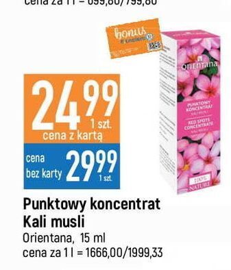 Koncentrat punktowy na zaczerwienienia kali Orientana