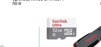 E.Leclerc Pendrive cruzer blade 128gb Sandisk oferta