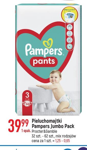 E.Leclerc Pieluchomajtki 3 Pampers Pants oferta