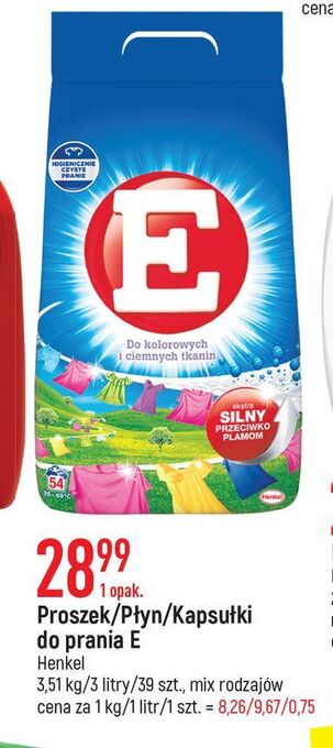 E.Leclerc Kapsułki do prania E Power Gel oferta